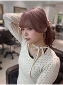 韓国スタイル/顔まわりカット/髪質改善