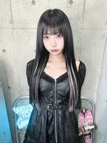 シックス バイ インク 渋谷(SIX by INK.)&nbsp;ダークブルー/デジタルパーマ/ワンホンレイヤー[渋谷]