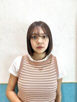 ロンド レイ 立川(Lond Ray)&nbsp;ラテグレージュ/レイヤーボブ/韓国巻き/結べるレイヤー/立川