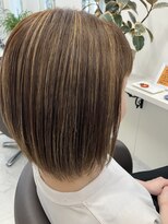 サロンドノア(Salon de NoA)&nbsp;ボブ×ハイライト