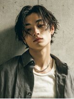 ダブルアール(RR MEN'S SALON)&nbsp;波巻きツイストスパイラル/リバースセンターパート/由比ヶ浜