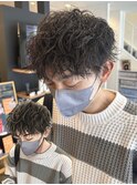 スパイラルパーマ