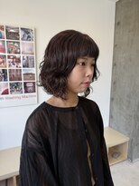 ニュイアン(nuian)&nbsp;chocolate brown × bob perm
