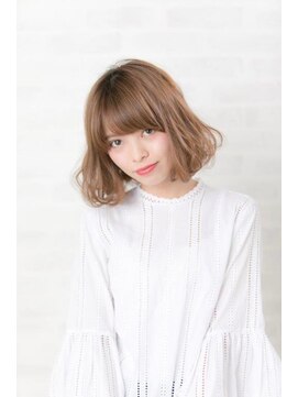 ルルディ バイ アフロディーテ銀座(luludi by APHRODITE) グレージュカラー/シルキーベージュ/斜めバング/銀座/髪質改善