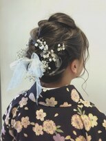 ペイジバイネオリーブ 吉祥寺店(Paige by Neolive)&nbsp;卒業式袴着付け  編み込みアレンジ