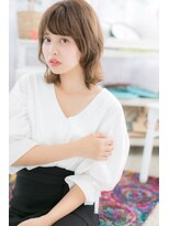 ミック ヘアアンドビューティー 大山店(miq  Hair&Beauty)&nbsp;くびれカールで作る！外国人風女っぽウルフ