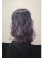 ヘア イズム 表参道(HAIR ISM) グレーパープルグラデーション