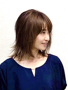 ヘアーライズ 池袋東口店(hair RISE) ウォームブラウンストレートアイロンセット