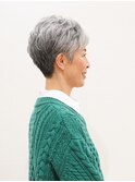 【えがお美容室】40代50代に人気☆素敵なヘルシーショート