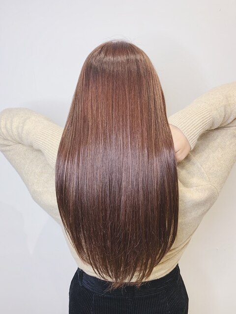 髪質改善×美髪×チョコレートブラウン×暖色系カラー