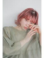 ヘアー アイス 御器所本店(HAIR ICI) シアーピンクBOB