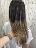 アンダーバーホワイト 南海難波店(_WHITE)&nbsp;バレイヤージュ☆カラー