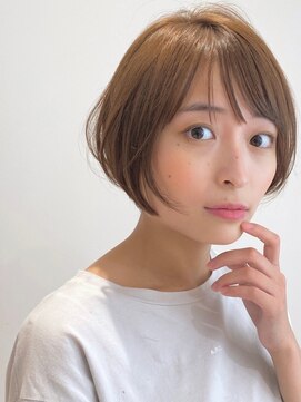 マイラ 銀座(myla) ミントアッシュのナチュラル前下りショート★【Yamaki】