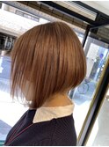 髪質改善/前下がりボブ/大人可愛い/小顔ショート/大倉山
