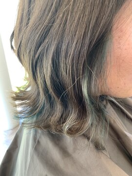 ラッシュヘアー(Rush hair) おしゃれ緑