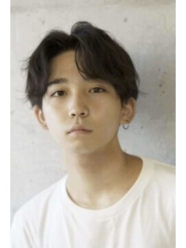 ゼンコー キチジョウジ(ZENKO KICHIJOJI) 黒髪×センターパート×ニュアンスパーマ[吉祥寺]