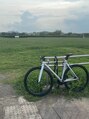 エッセンス 蔵前(THE ESSENCE) お休みの日や通勤では、ピストバイクによく乗っています。