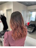 カラット 堺東(CARAT)&nbsp;グラデーションカラー/ベビーピンク/ガーリー/CARAT堺東