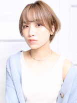 トロン(tronc)&nbsp;大人可愛い小顔美髪ナチュラルグラデーション丸みショートA5