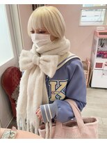 ベティ(Bettie)&nbsp;ホワイトブロンド　ホワイトブリーチ　抜きっぱなし