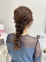 ヘアデザインロアール 元町店(Hair Design LOIRE) お呼ばれヘア×編みおろし