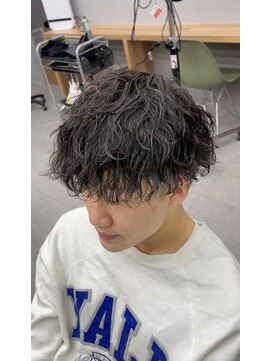 オムデュー(HOMME DEUX) 【KAITO】波巻きパーマ!