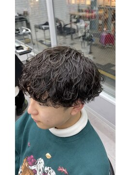 オムデュー(HOMME DEUX) 【KAITO】波巻きパーマ！