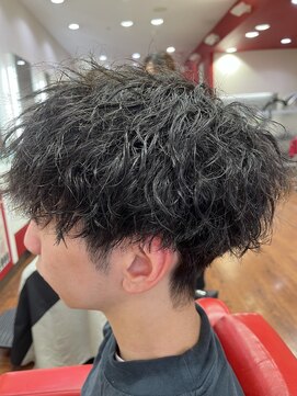 エスフィール 武蔵藤沢店(S.feel) ツイストスパイラルパーマ+メンズマッシュ