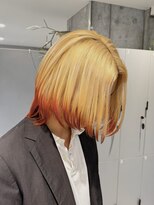 アース 高円寺店(HAIR & MAKE EARTH)&nbsp;ブロンド×オレンジ♪
