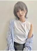 ひし形ネオウルフ　グレージュ　ウルフカット