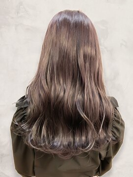 美容室 ファクト(fact) 髪質改善ストレート前髪2Wayバング大人美人ミルクチョコレート