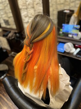 シャル 町田(shalu) オリジナルなカラー/アンブレラ/オレンジ/イエロー/10代20代