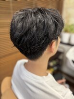 メンズヘア ササキ(sasaki)&nbsp;センターパートツイストスパイラルパーマ