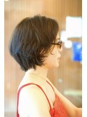 30代からの大人の余裕を感じさせるやわらかショート{渡沼一喜}