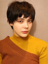 イメチェン/ホワイトブロンド/外ハネボブ/ワイドバング/表参道