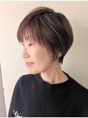クラゲヘアー/小顔/ココアベージュ/オリーブグレー/天王町HA121