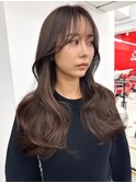 ハイライトバレイヤージュダブルカラーケアブリーチ20代30代