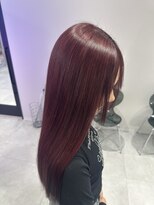 プライズ 成増店(prize)&nbsp;ピンクラベンダーロングハイトーンダブルカラー成増