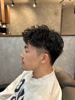 ザ クラン バイ ヘッドライト 仙台長町店(THE CLAN by HEADLIGHT) 【ショート×メンズパーマ】おしゃれに清潔感UP!