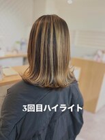 フェイス ネクスト ビューティー(Face next beauty)&nbsp;白髪ぼかし／ハイライト／ミディアム