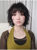レイヤーボブパーマ
