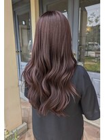 2席のみの美容室 アナイス(Anaiss)&nbsp;ブリーチ無しピンクブラウン＊