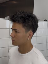 グルーマーズクレッジ 渋谷店(GROOMER/S CREDGE) テーパーウォーリアカット スパイキーショートテーパーフェード