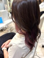 ケンジ 平塚 アネッタ(KENJE annetta)&nbsp;【インナーカラー】艶髪ラベンダーピンク