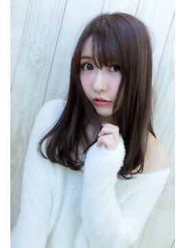 ヘアーデザイン リマ(Hair Design Lima) 『Lima』ナチュラルウェーブミディxモノトーンベージュ