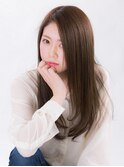 艶ストレート＋毛先ワンカール