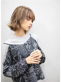 切りっぱなしボブ×外ハネ