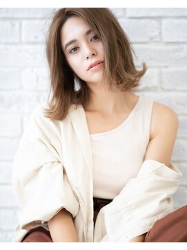 オートゥール(hair room Auteur) ミディアム×外ハネ