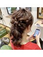 アグ ヘアー リトル 津田沼店(Agu hair little) ローポニーのモコモコアレンジ