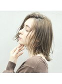 外ハネ×ミディアムレイヤー